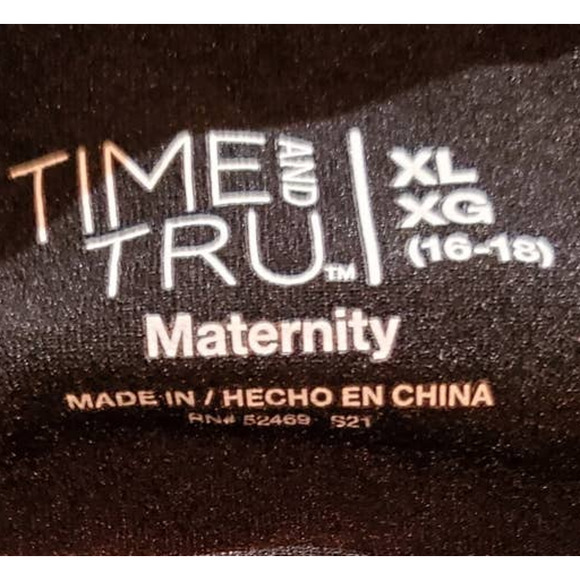 Time and Tru Women's Maternity Leggings and Heavy Weight Ponte Size XL (16-18) - Picture 5 of 6